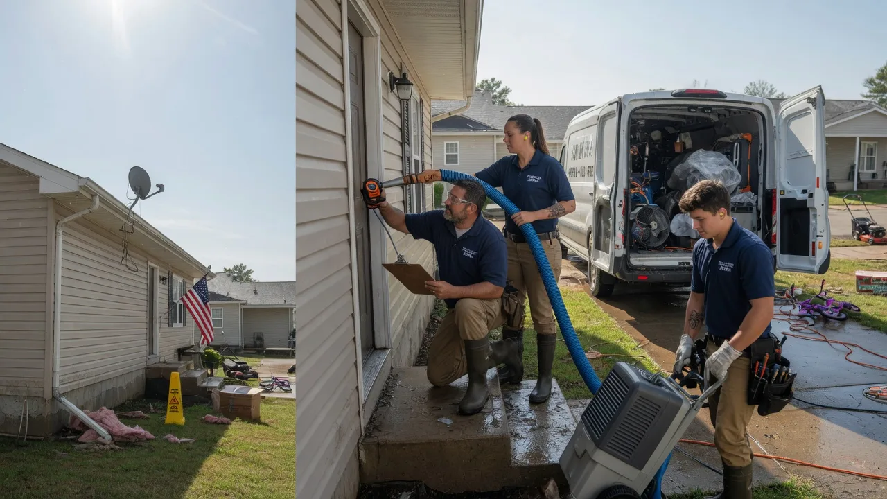 Ceiling Water Damage Restoration in Glyndon, MN near me